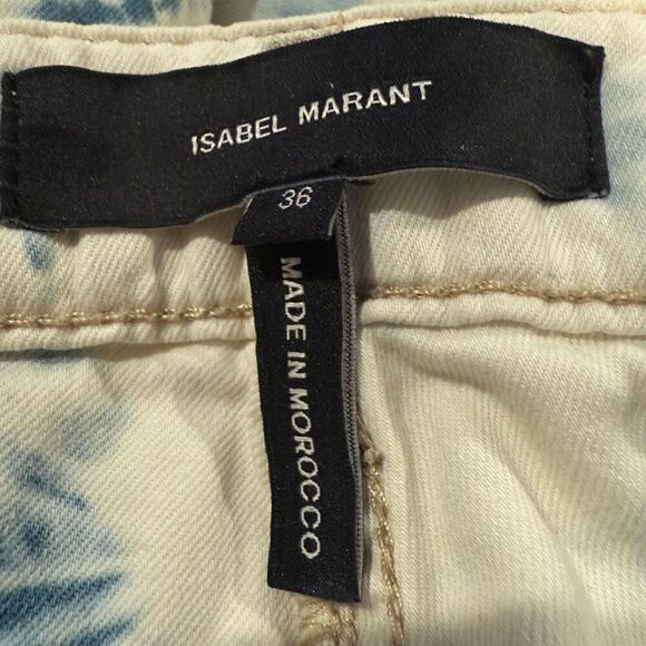 Isabel Marant N1501 Tie Die Skinny Jeans Size 36 US 4 - Picture 3 of 6